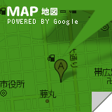 ギャラリーオークランドの地図　POWERED BY Google